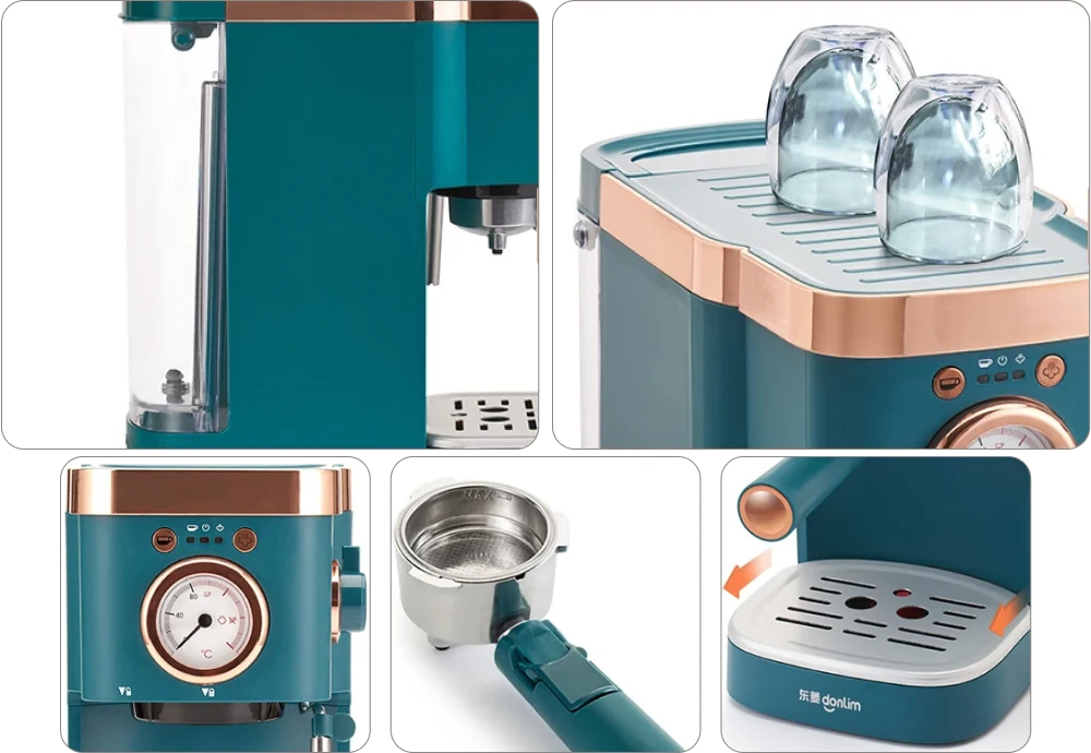 espresso machine with milk foamer